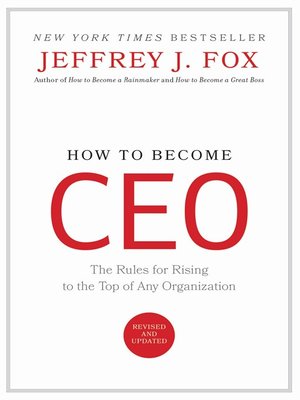 cover image of How to Become CEO